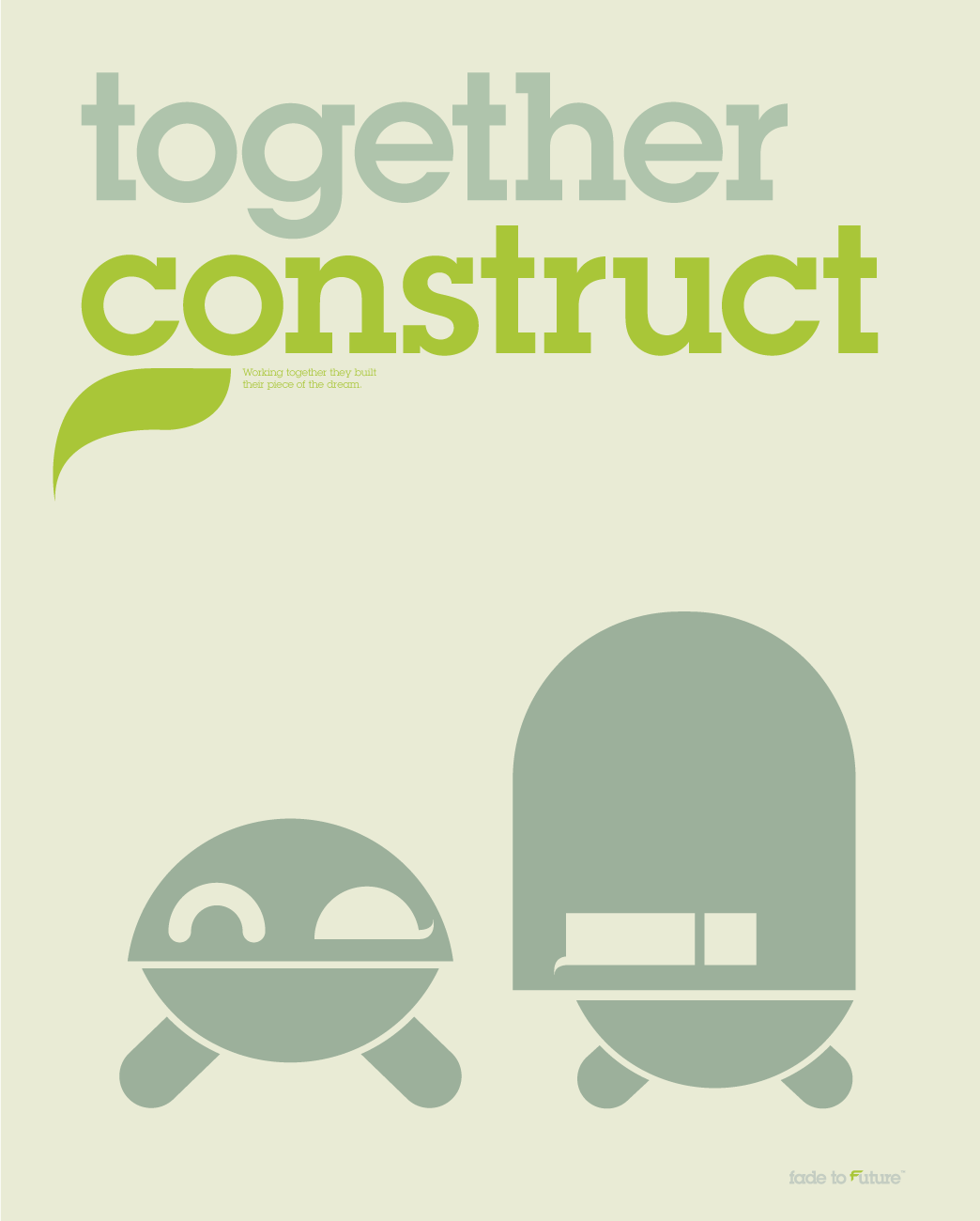 Together Construct Robot Poster
